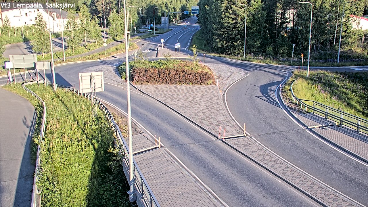 Weather Camera Image Road 3 Lempäälä, Sääksjärvi, Lempäälä, Pirkanmaa