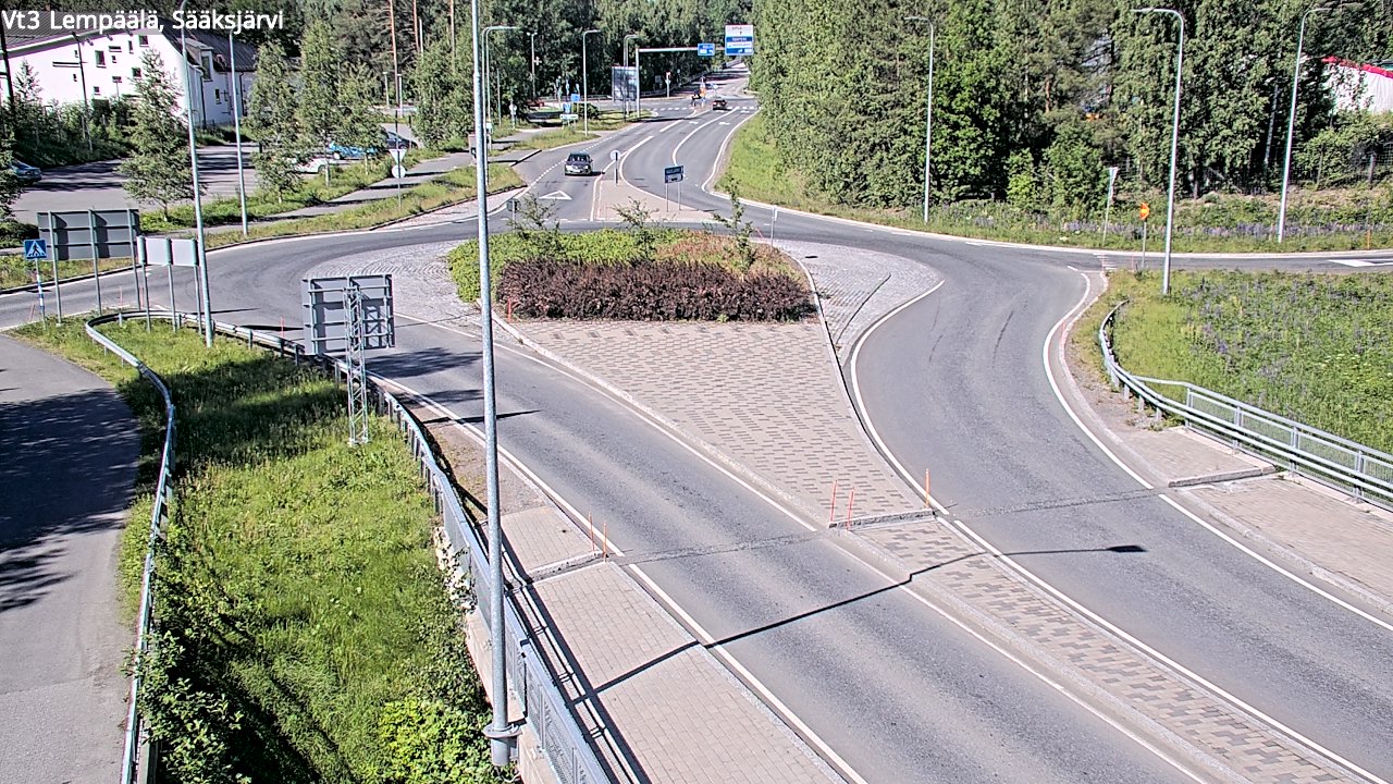 Weather Camera Image Road 3 Lempäälä, Sääksjärvi, Lempäälä, Pirkanmaa