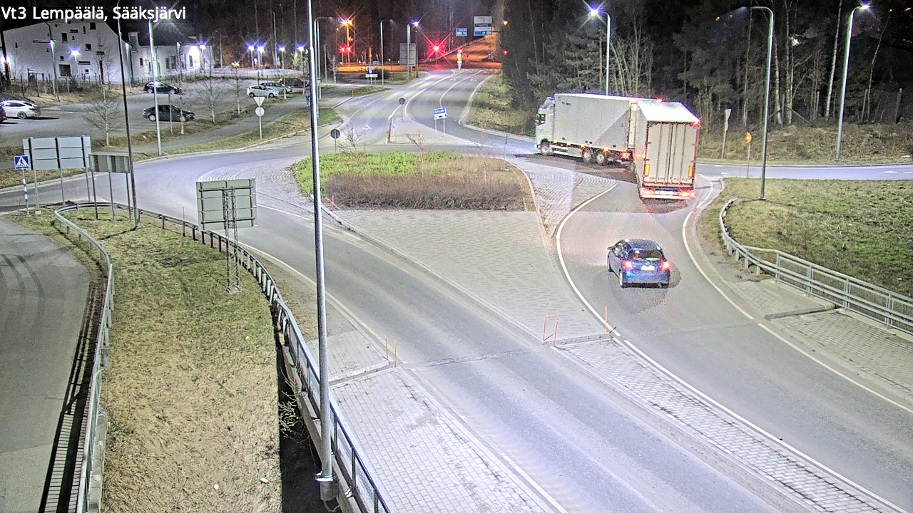 Weather Camera Image Road 3 Lempäälä, Sääksjärvi, Lempäälä, Pirkanmaa