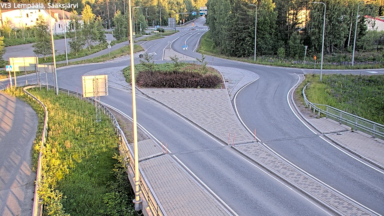 Weather Camera Image Road 3 Lempäälä, Sääksjärvi, Lempäälä, Pirkanmaa