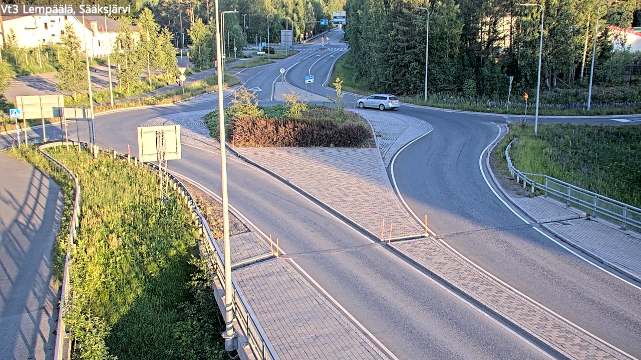 Weather Camera Image Road 3 Lempäälä, Sääksjärvi, Lempäälä, Pirkanmaa