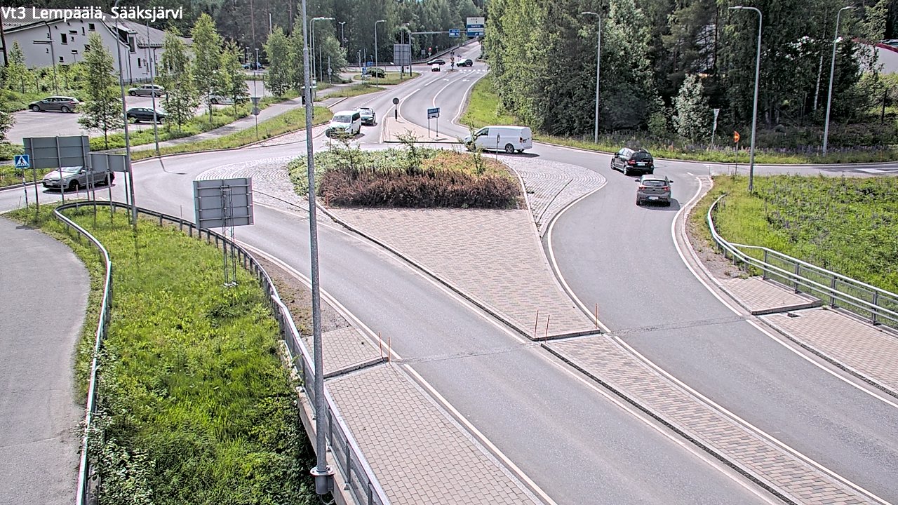 Weather Camera Image Road 3 Lempäälä, Sääksjärvi, Lempäälä, Pirkanmaa