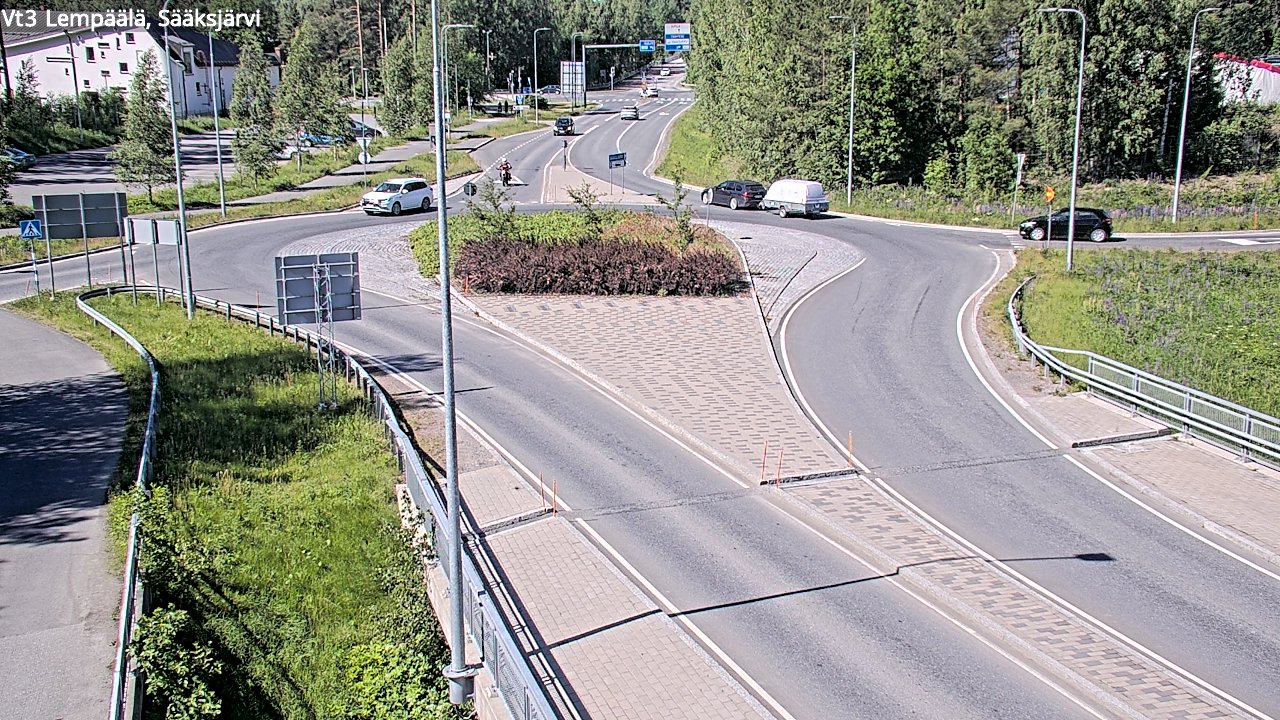 Weather Camera Image Road 3 Lempäälä, Sääksjärvi, Lempäälä, Pirkanmaa