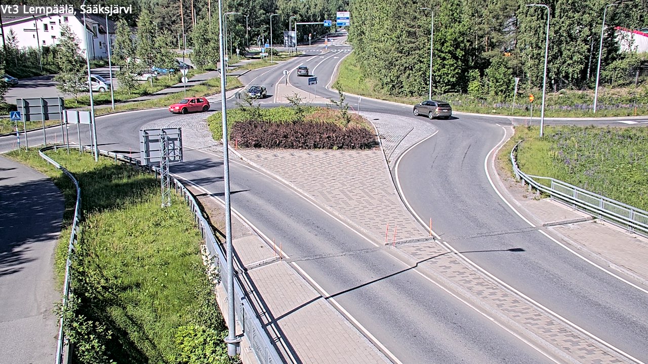 Weather Camera Image Road 3 Lempäälä, Sääksjärvi, Lempäälä, Pirkanmaa