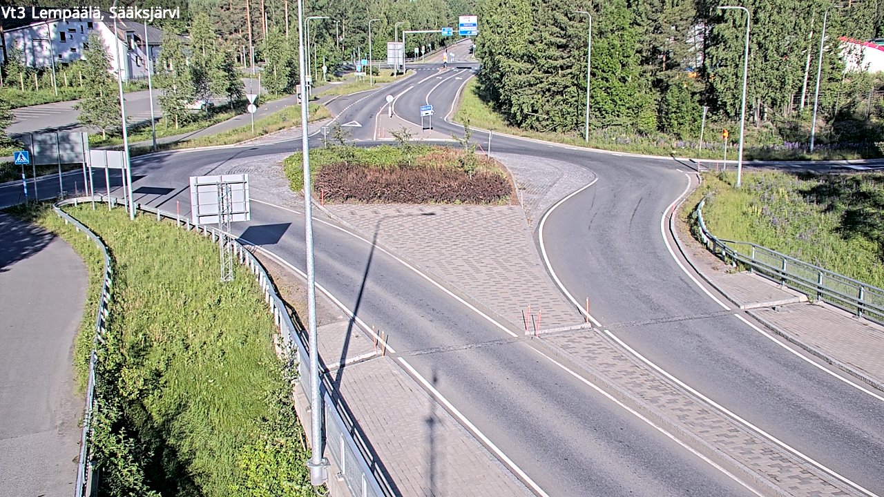Weather Camera Image Road 3 Lempäälä, Sääksjärvi, Lempäälä, Pirkanmaa