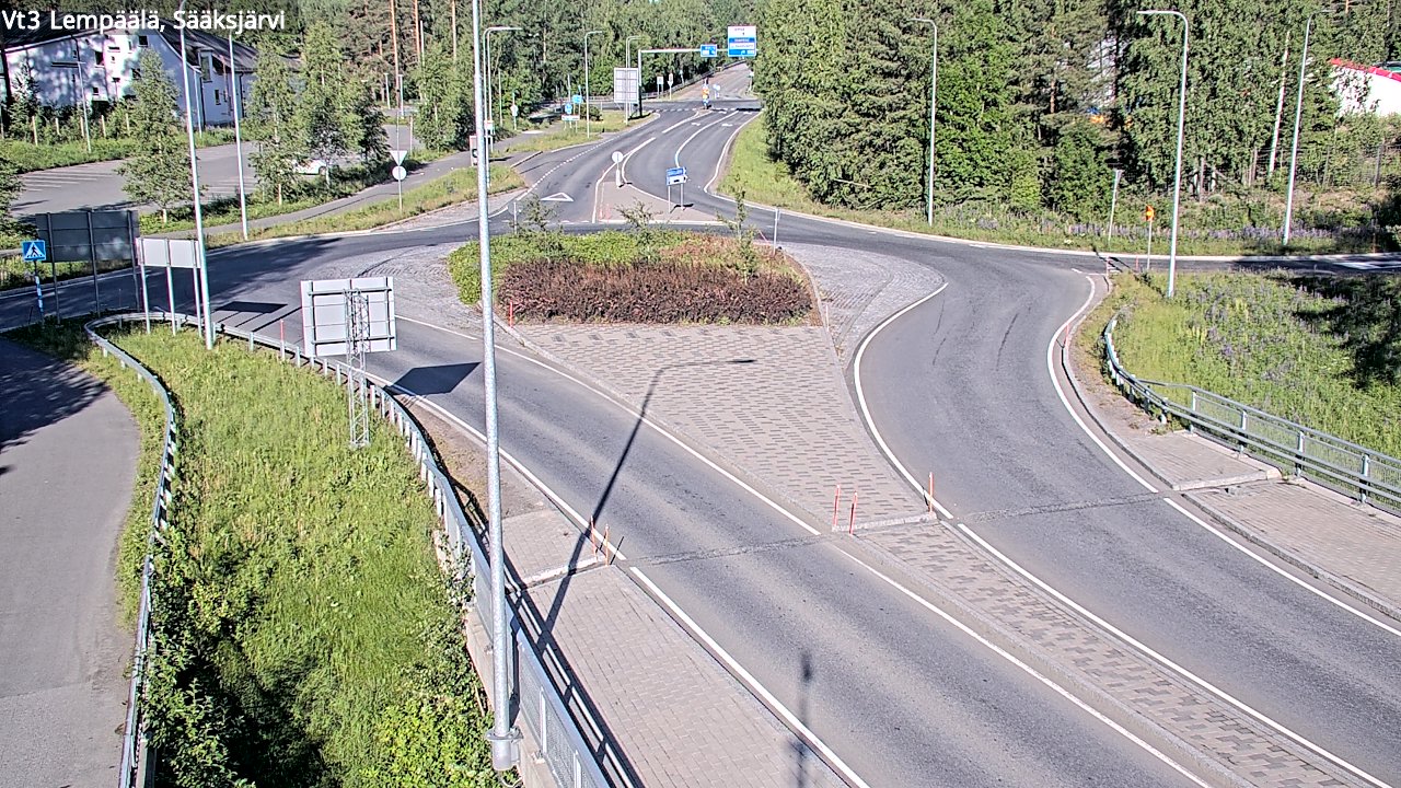 Weather Camera Image Road 3 Lempäälä, Sääksjärvi, Lempäälä, Pirkanmaa