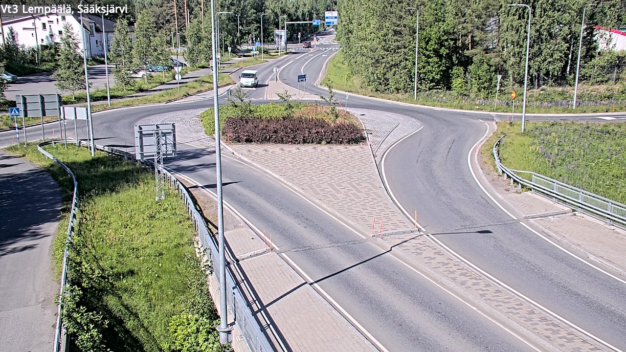 Weather Camera Image Road 3 Lempäälä, Sääksjärvi, Lempäälä, Pirkanmaa