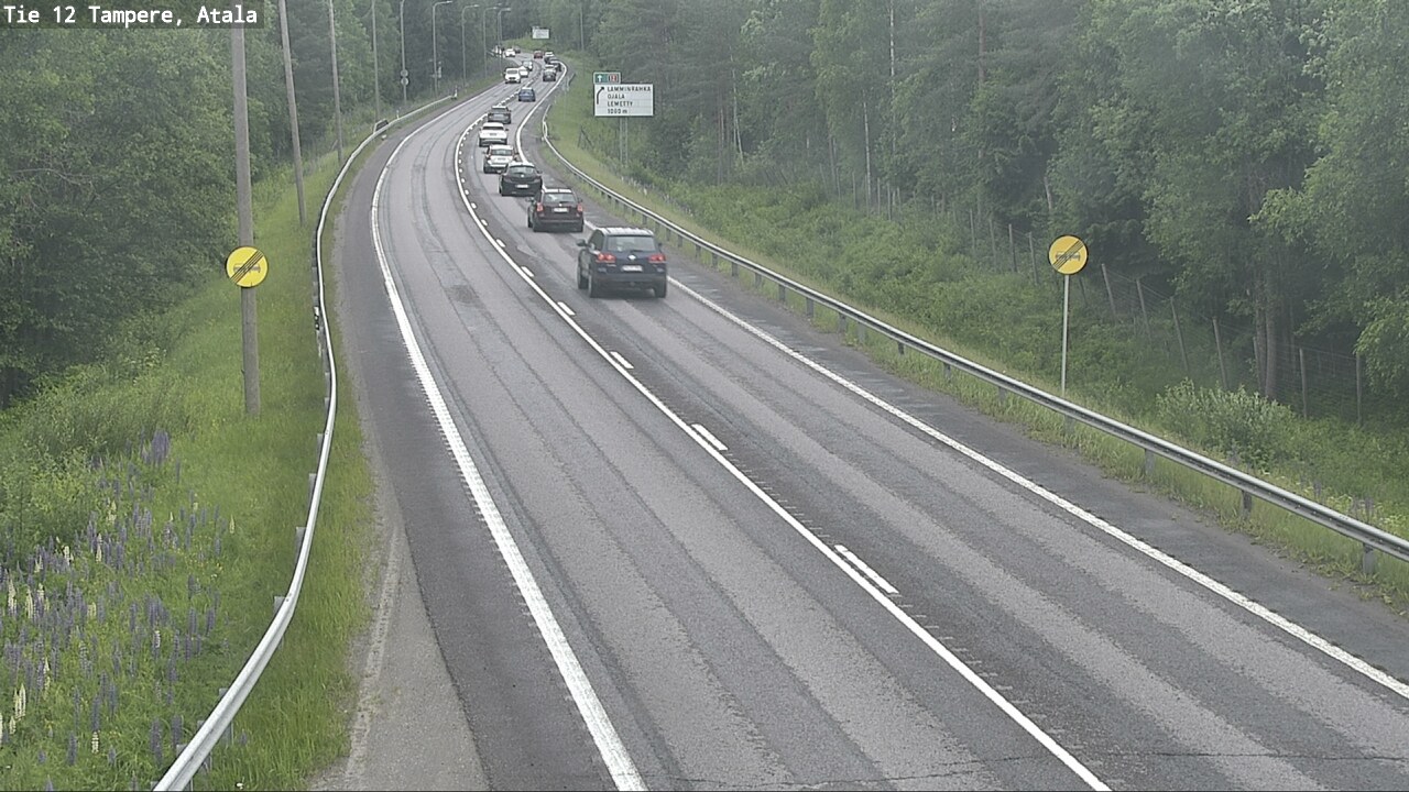 Weather Camera Image Road 12 Tampere, Atala, Tampere, Pirkanmaa