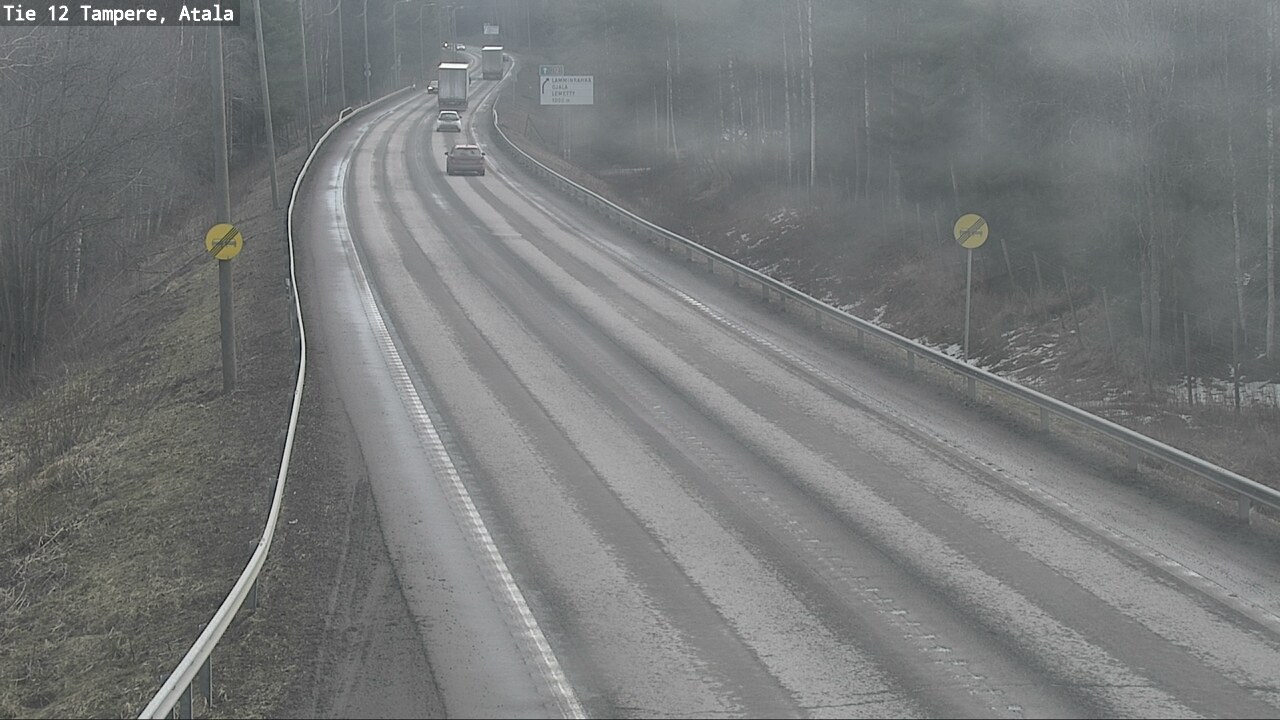 Weather Camera Image Road 12 Tampere, Atala, Tampere, Pirkanmaa