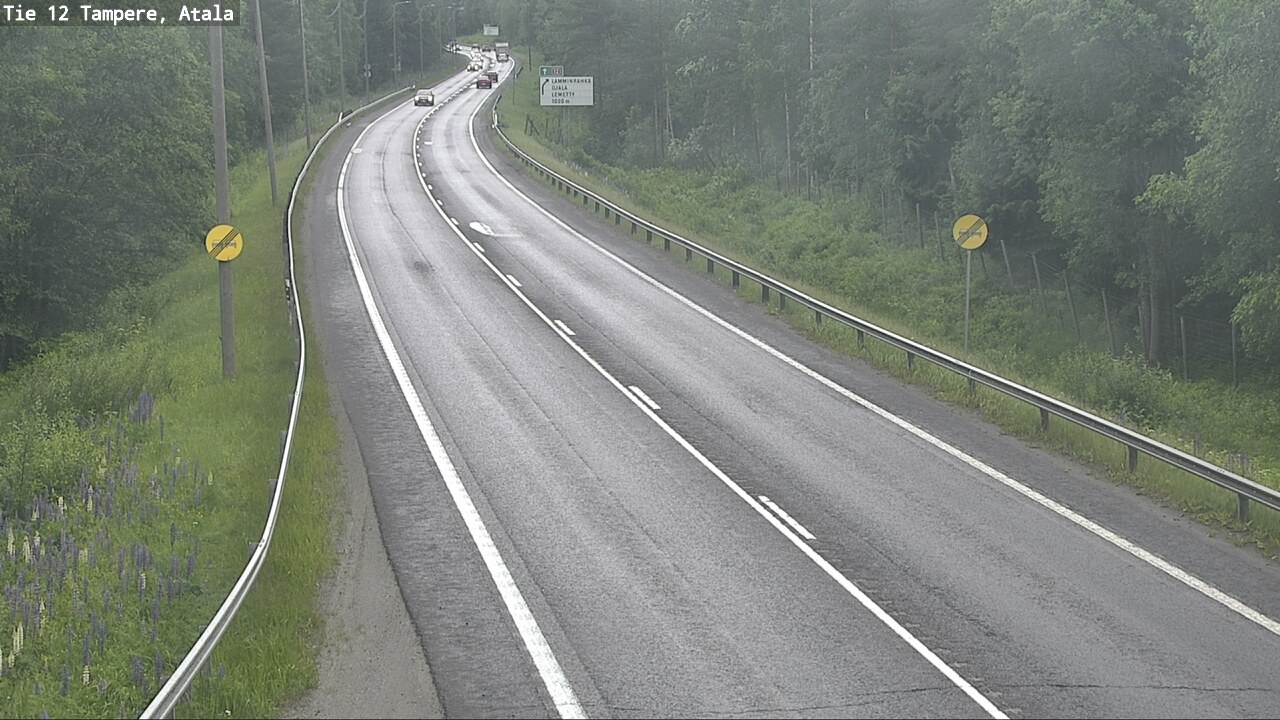 Weather Camera Image Road 12 Tampere, Atala, Tampere, Pirkanmaa