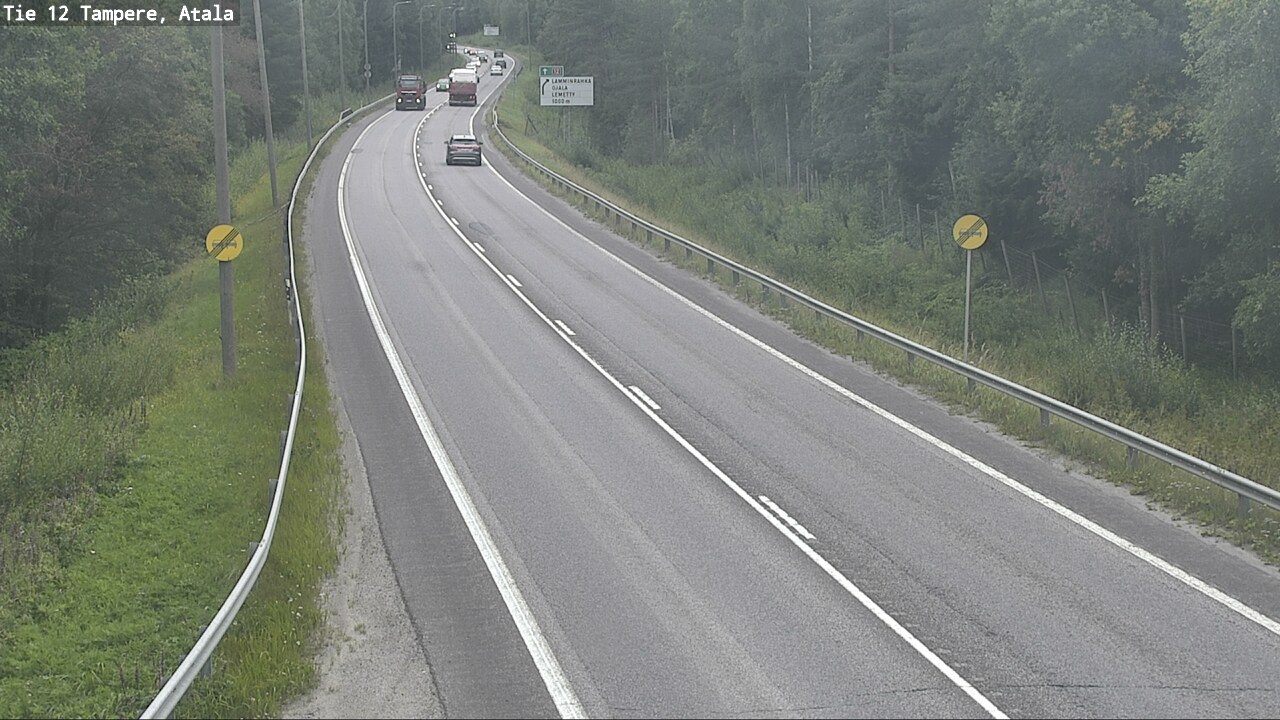 Weather Camera Image Road 12 Tampere, Atala, Tampere, Pirkanmaa