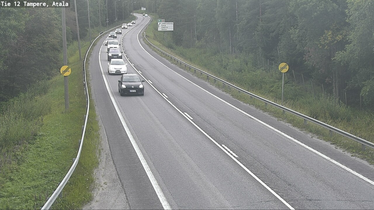 Weather Camera Image Road 12 Tampere, Atala, Tampere, Pirkanmaa