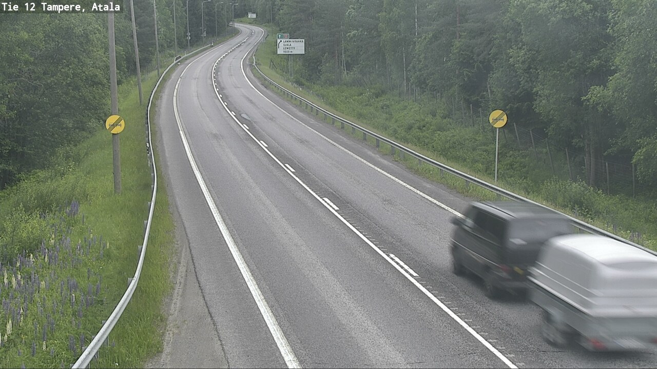Weather Camera Image Road 12 Tampere, Atala, Tampere, Pirkanmaa