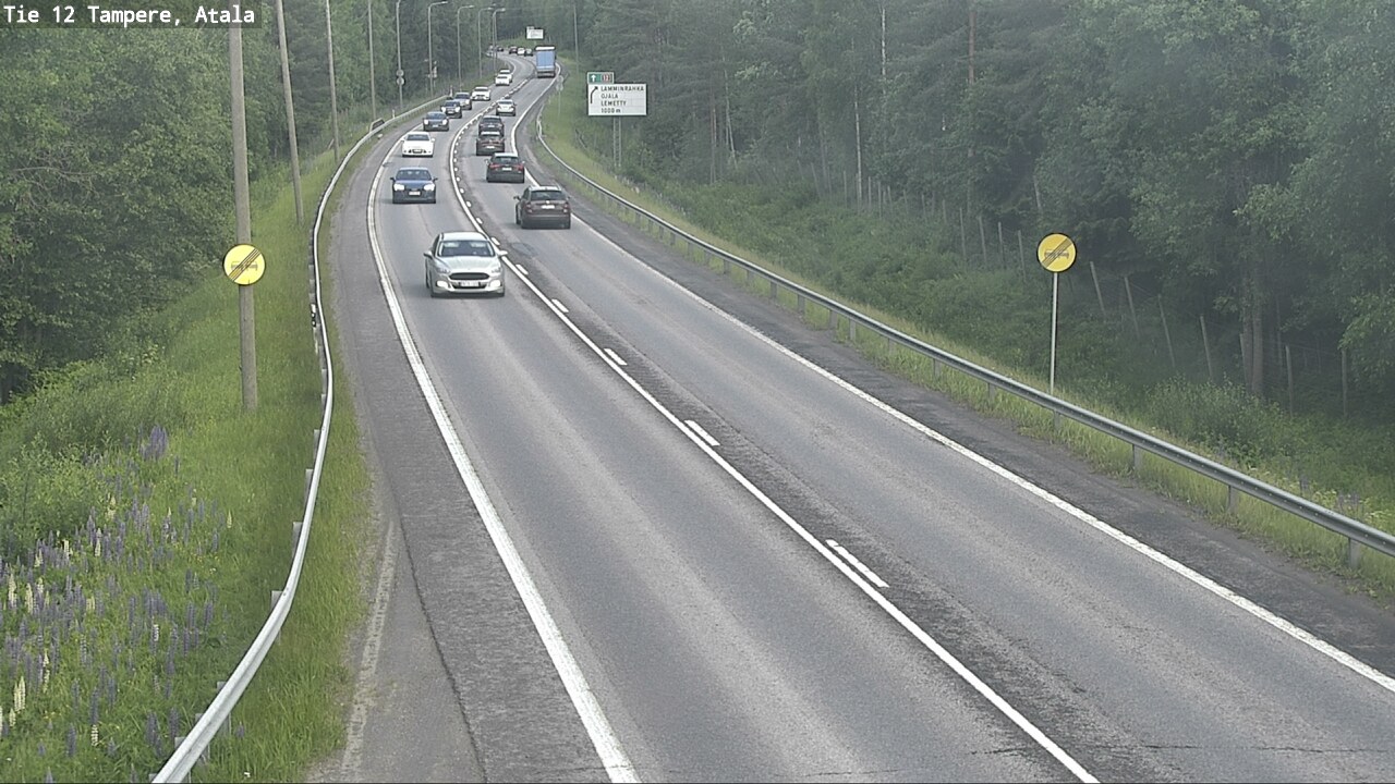 Weather Camera Image Road 12 Tampere, Atala, Tampere, Pirkanmaa