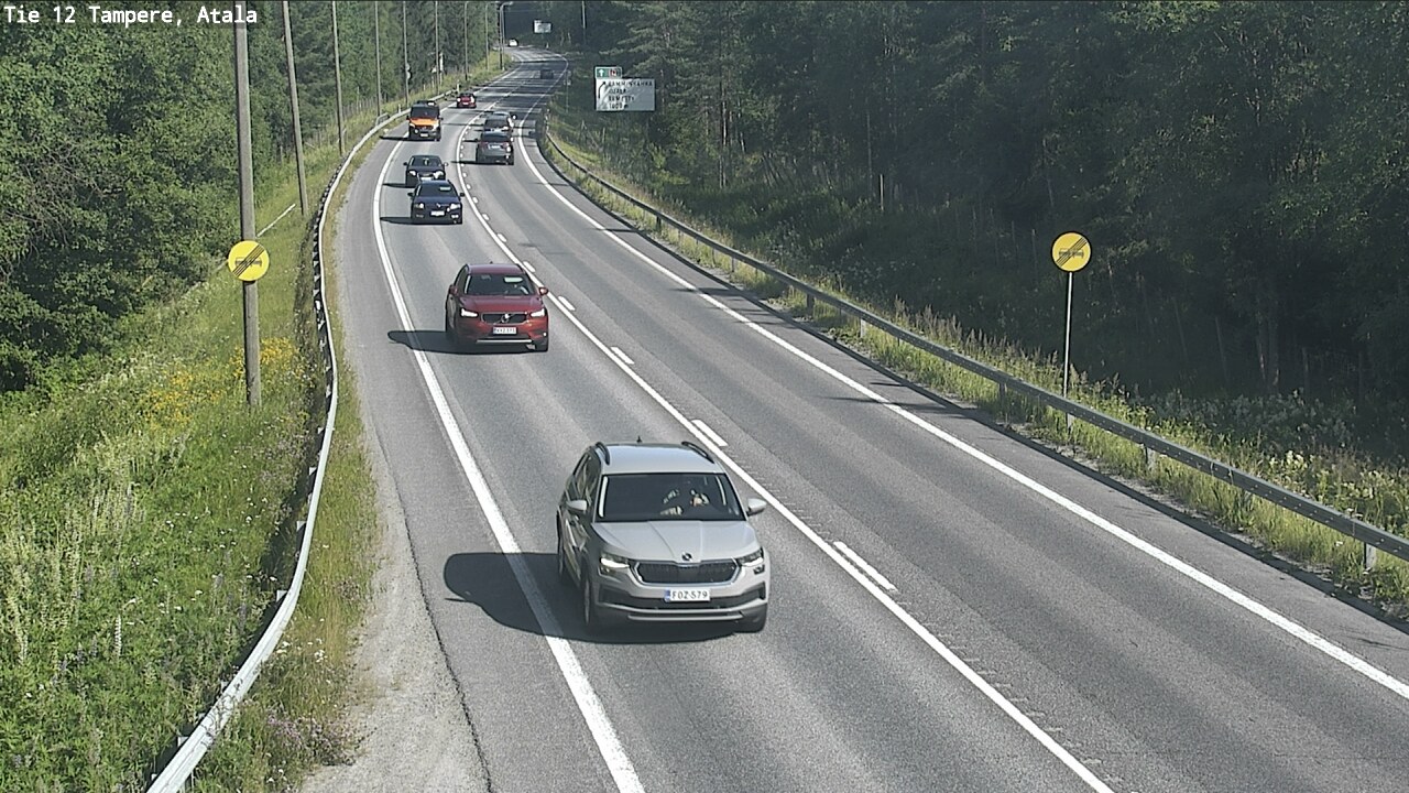 Weather Camera Image Road 12 Tampere, Atala, Tampere, Pirkanmaa