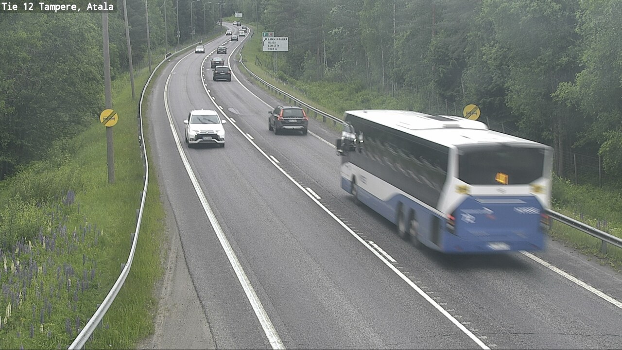 Weather Camera Image Road 12 Tampere, Atala, Tampere, Pirkanmaa