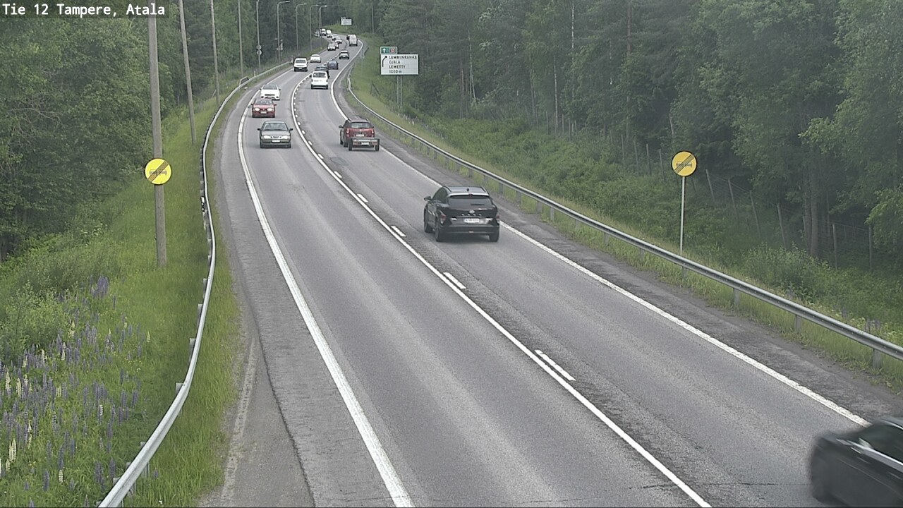 Weather Camera Image Väg 12 Tammerfors, Atala, Tampere, Pirkanmaa