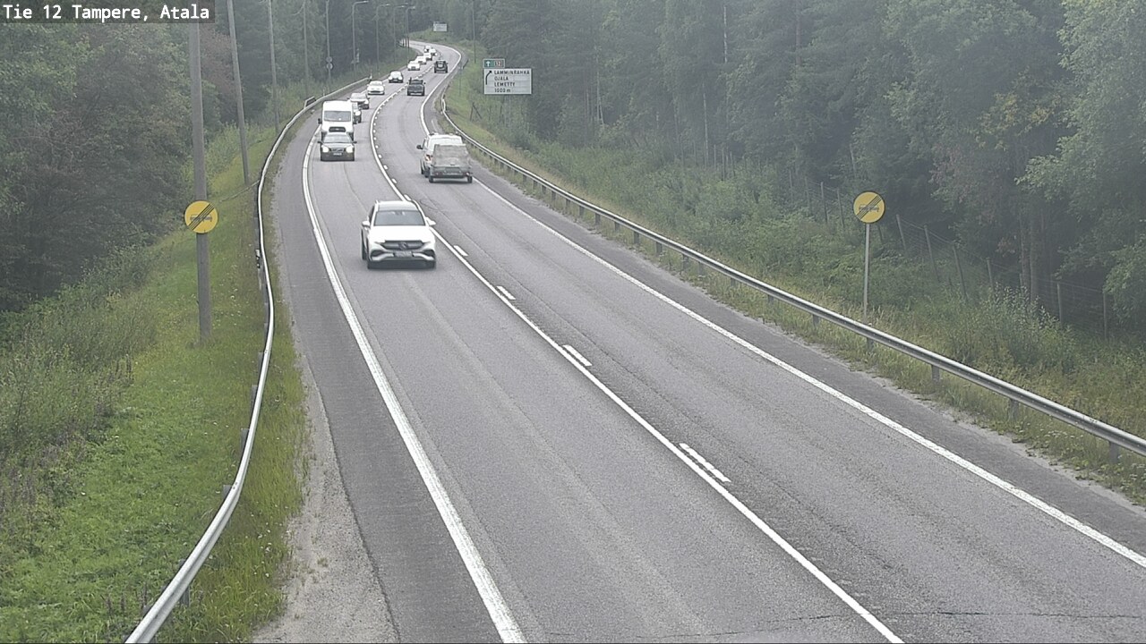 Weather Camera Image Road 12 Tampere, Atala, Tampere, Pirkanmaa