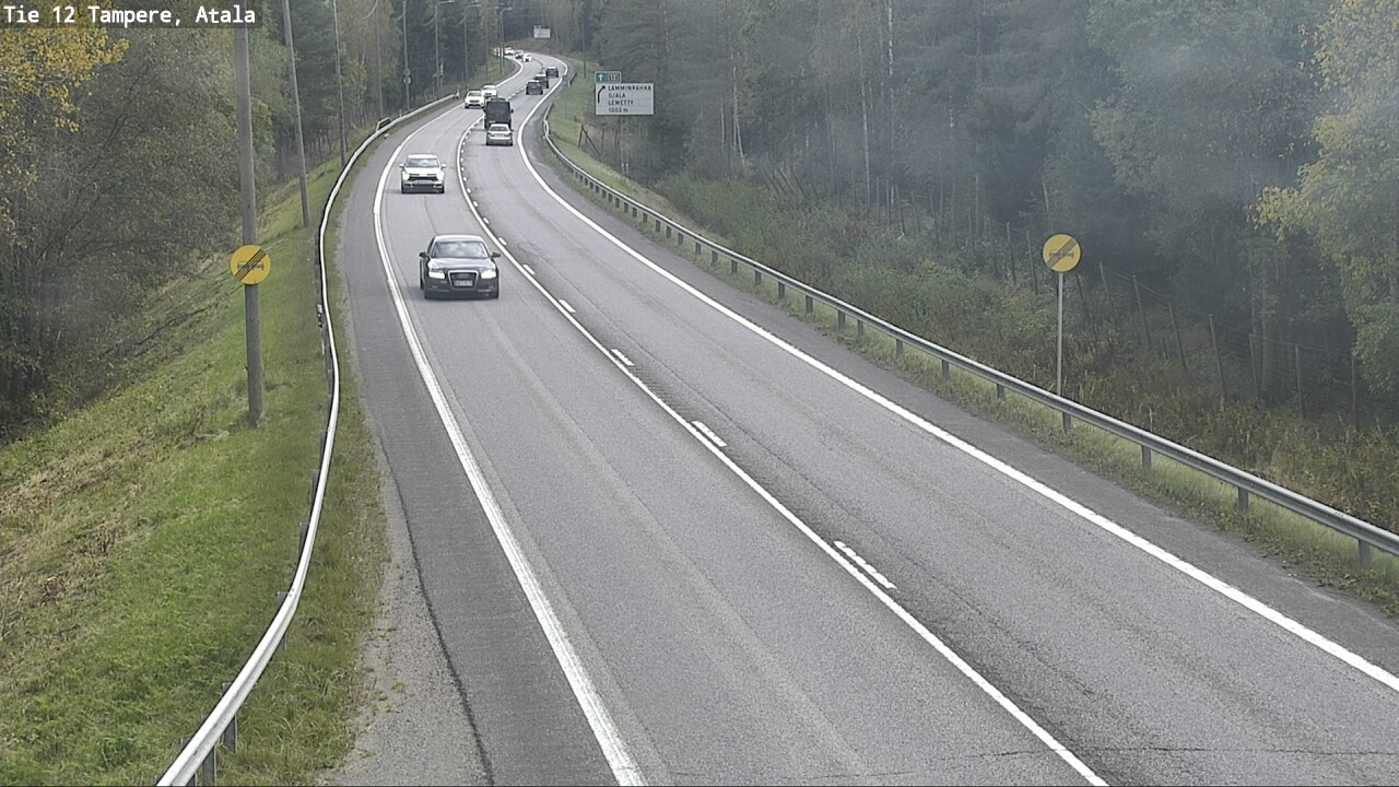 Weather Camera Image Road 12 Tampere, Atala, Tampere, Pirkanmaa
