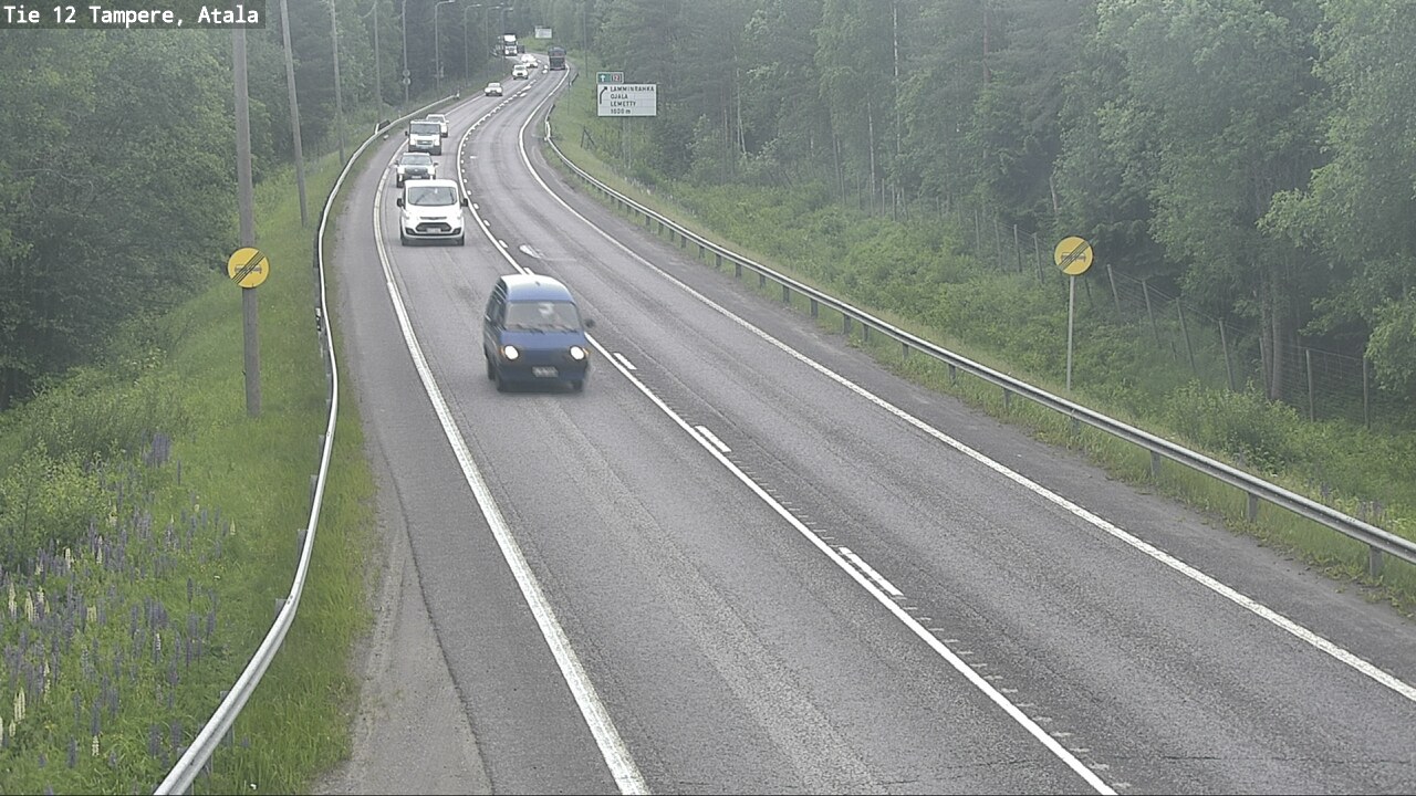 Weather Camera Image Väg 12 Tammerfors, Atala, Tampere, Pirkanmaa