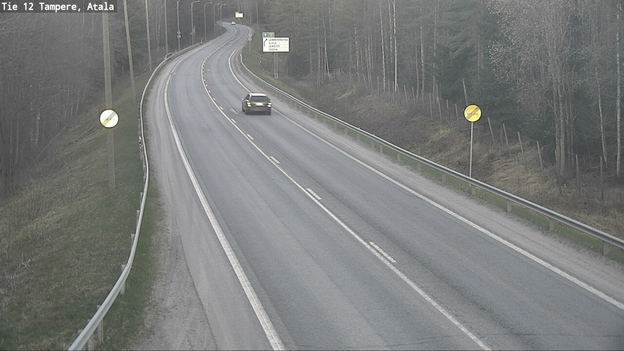 Weather Camera Image Road 12 Tampere, Atala, Tampere, Pirkanmaa