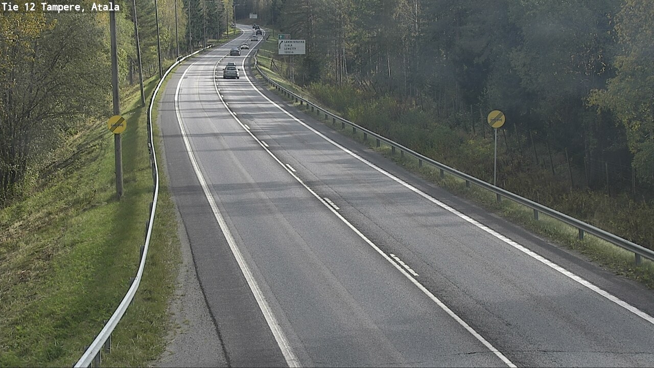 Weather Camera Image Road 12 Tampere, Atala, Tampere, Pirkanmaa
