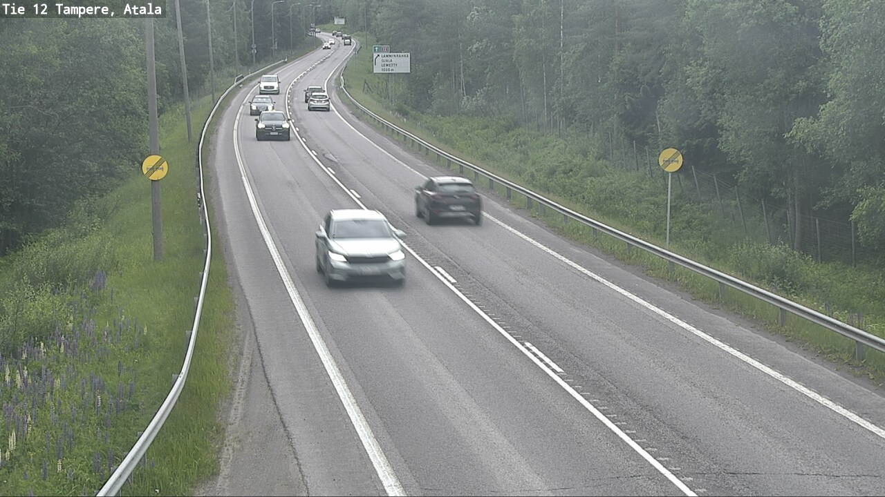 Weather Camera Image Road 12 Tampere, Atala, Tampere, Pirkanmaa