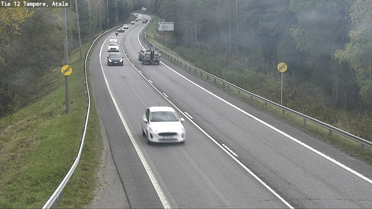 Weather Camera Image Road 12 Tampere, Atala, Tampere, Pirkanmaa