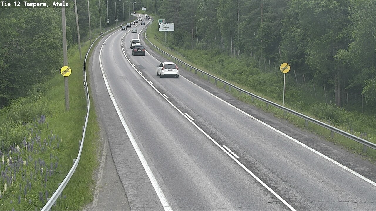 Weather Camera Image Väg 12 Tammerfors, Atala, Tampere, Pirkanmaa