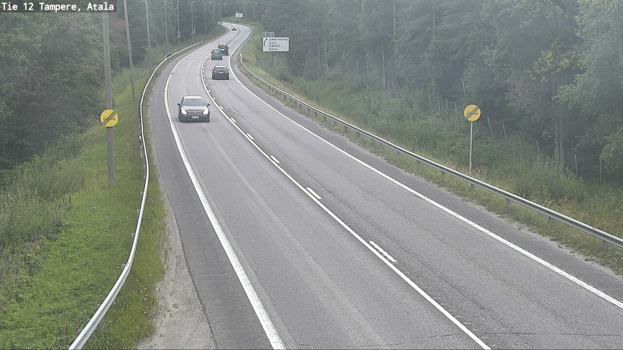 Weather Camera Image Road 12 Tampere, Atala, Tampere, Pirkanmaa