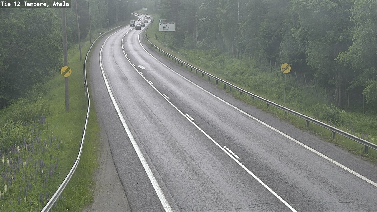 Weather Camera Image Road 12 Tampere, Atala, Tampere, Pirkanmaa