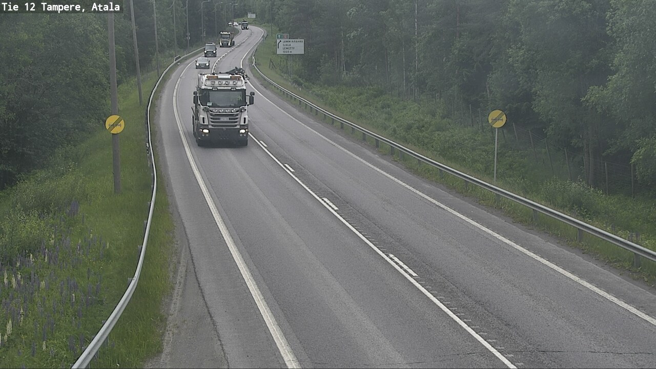 Weather Camera Image Road 12 Tampere, Atala, Tampere, Pirkanmaa