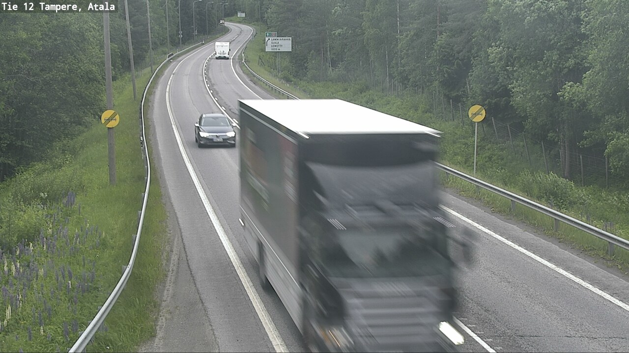Weather Camera Image Road 12 Tampere, Atala, Tampere, Pirkanmaa