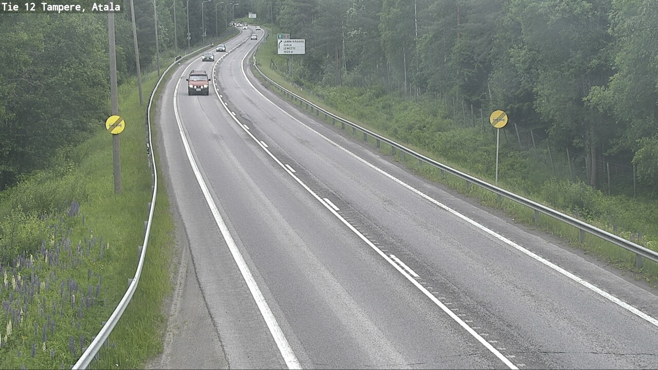 Weather Camera Image Road 12 Tampere, Atala, Tampere, Pirkanmaa
