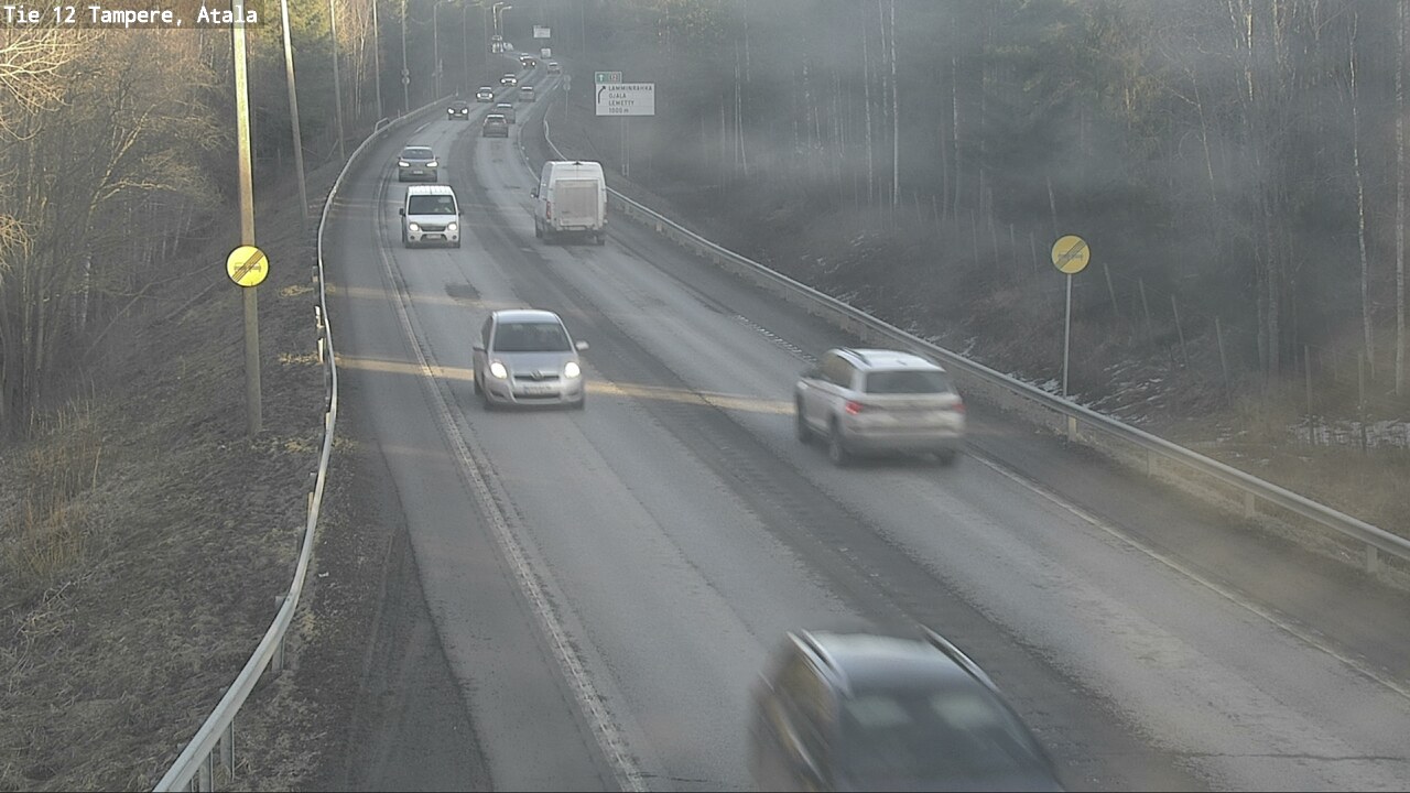 Weather Camera Image Road 12 Tampere, Atala, Tampere, Pirkanmaa