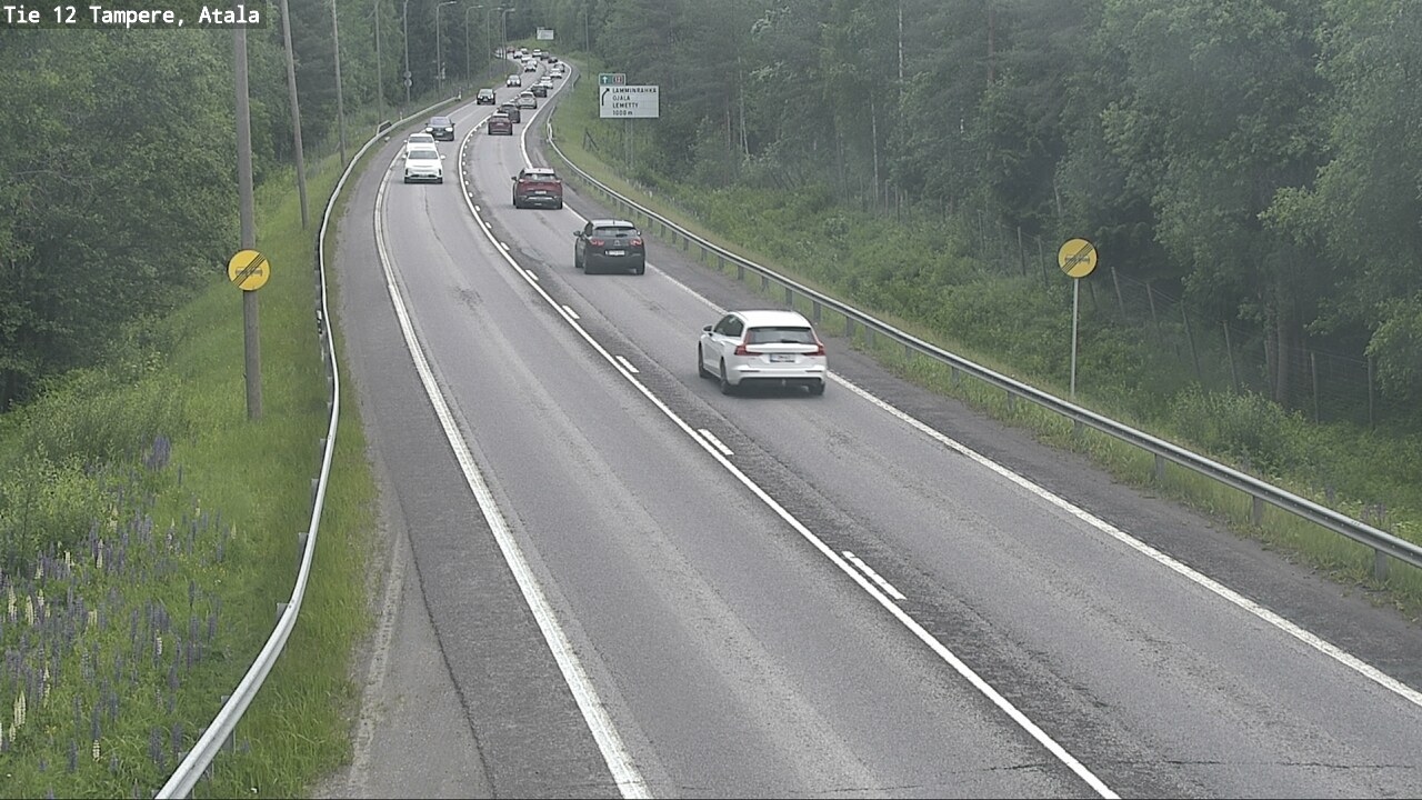 Weather Camera Image Road 12 Tampere, Atala, Tampere, Pirkanmaa