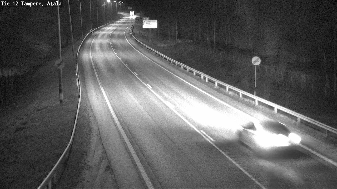 Weather Camera Image Väg 12 Tammerfors, Atala, Tampere, Pirkanmaa