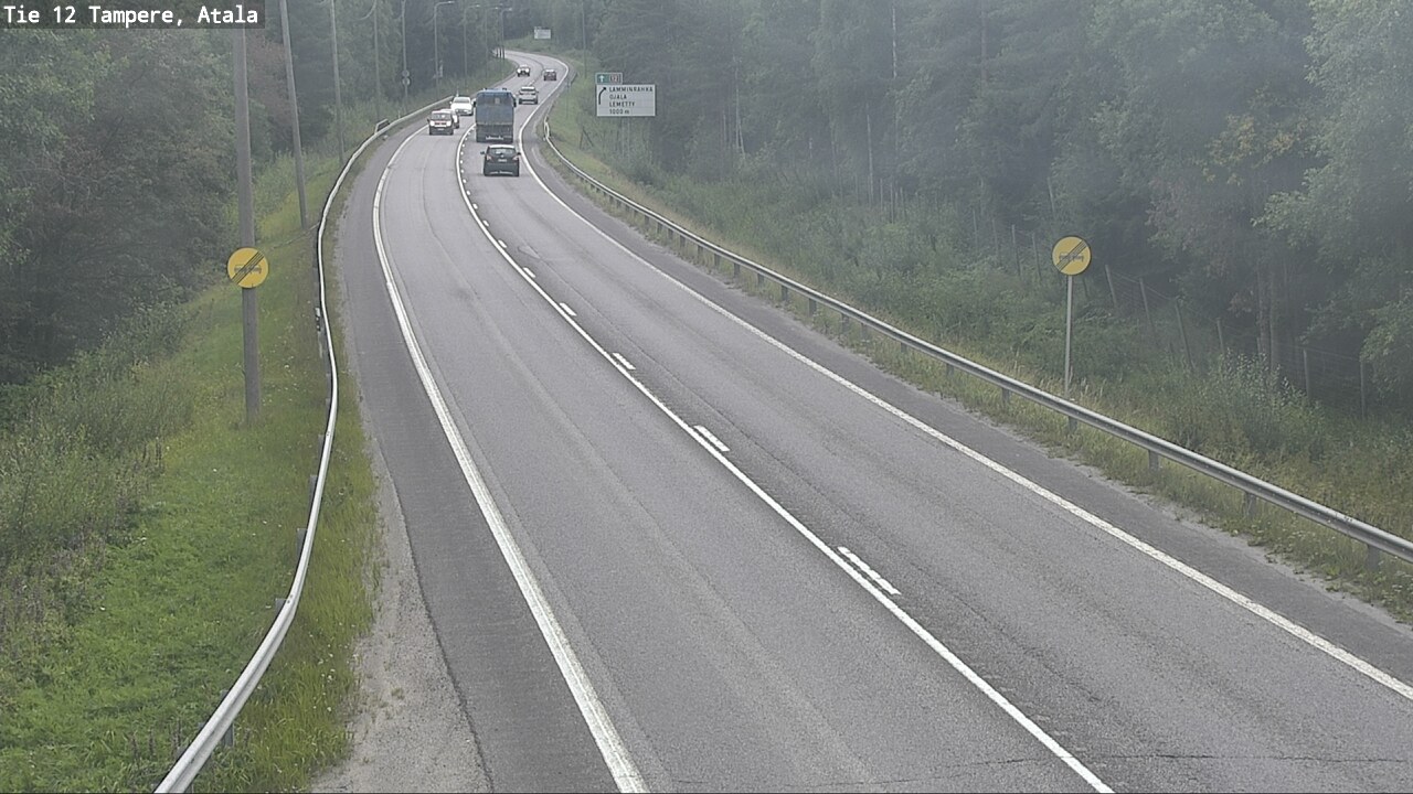 Weather Camera Image Road 12 Tampere, Atala, Tampere, Pirkanmaa