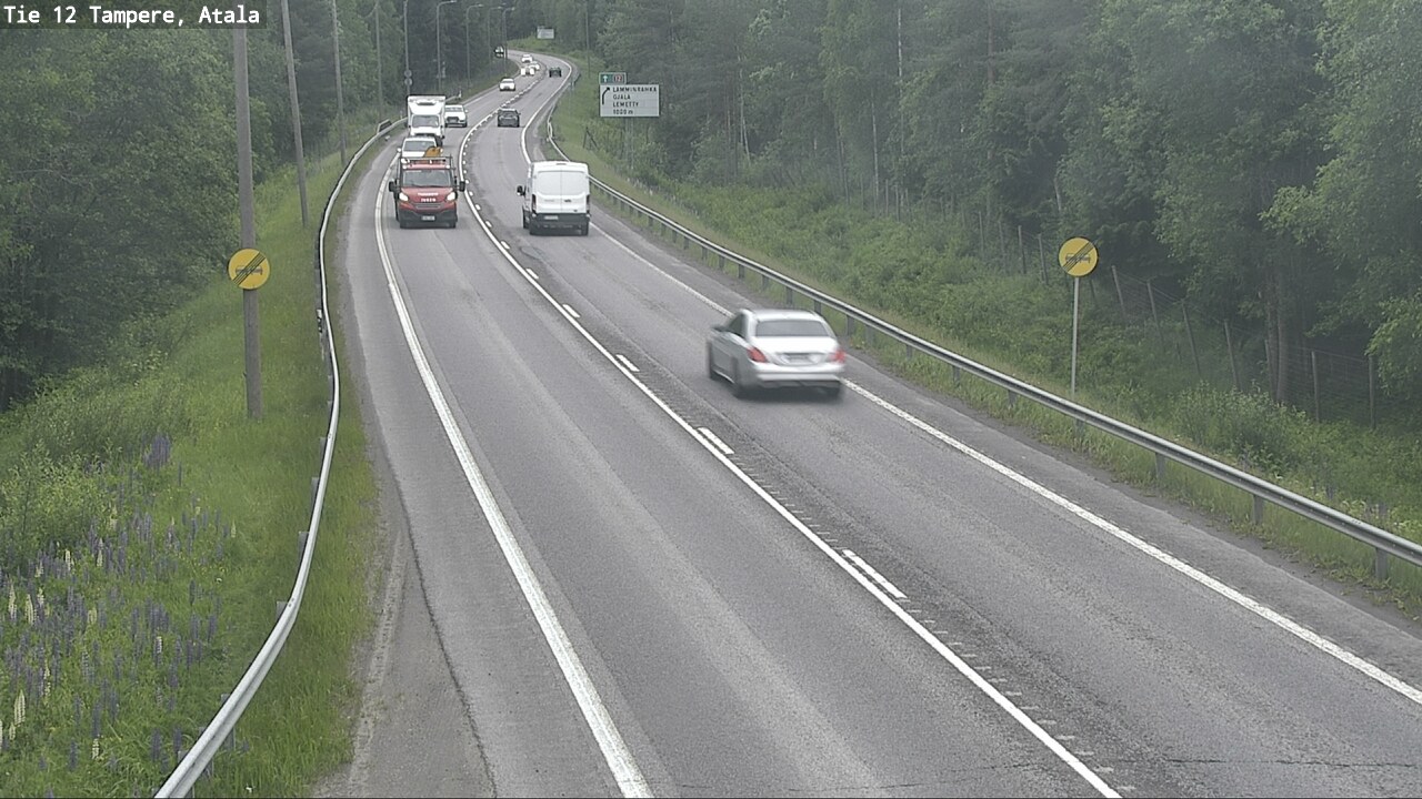 Weather Camera Image Road 12 Tampere, Atala, Tampere, Pirkanmaa