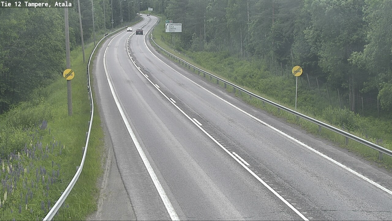 Weather Camera Image Road 12 Tampere, Atala, Tampere, Pirkanmaa