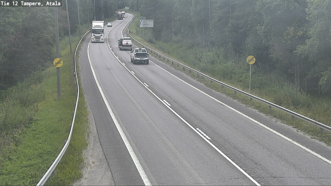 Weather Camera Image Road 12 Tampere, Atala, Tampere, Pirkanmaa