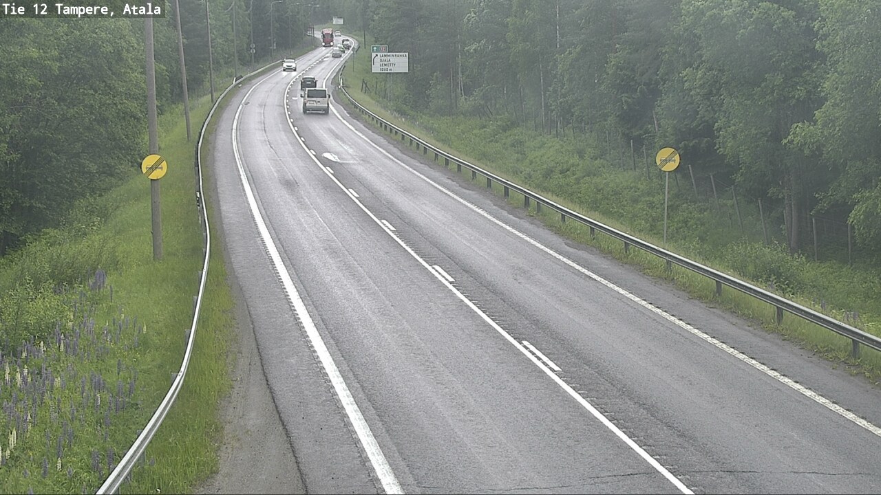 Weather Camera Image Road 12 Tampere, Atala, Tampere, Pirkanmaa