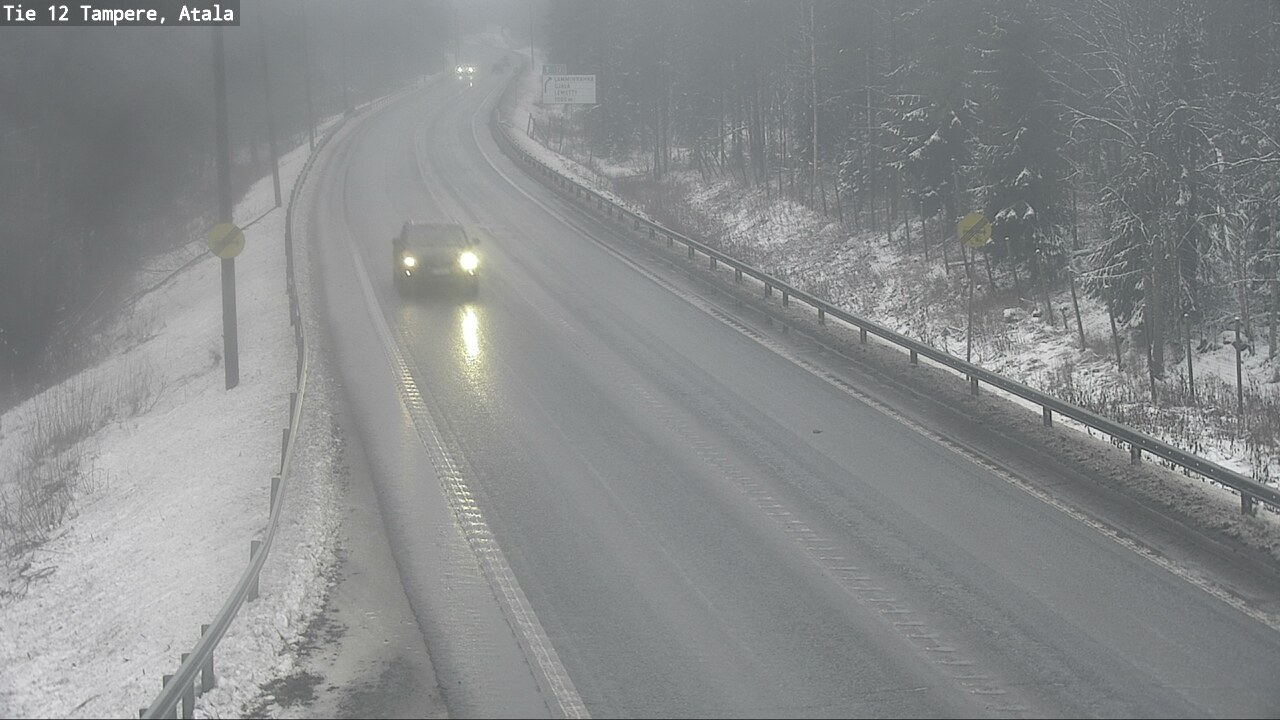 Weather Camera Image Väg 12 Tammerfors, Atala, Tampere, Pirkanmaa