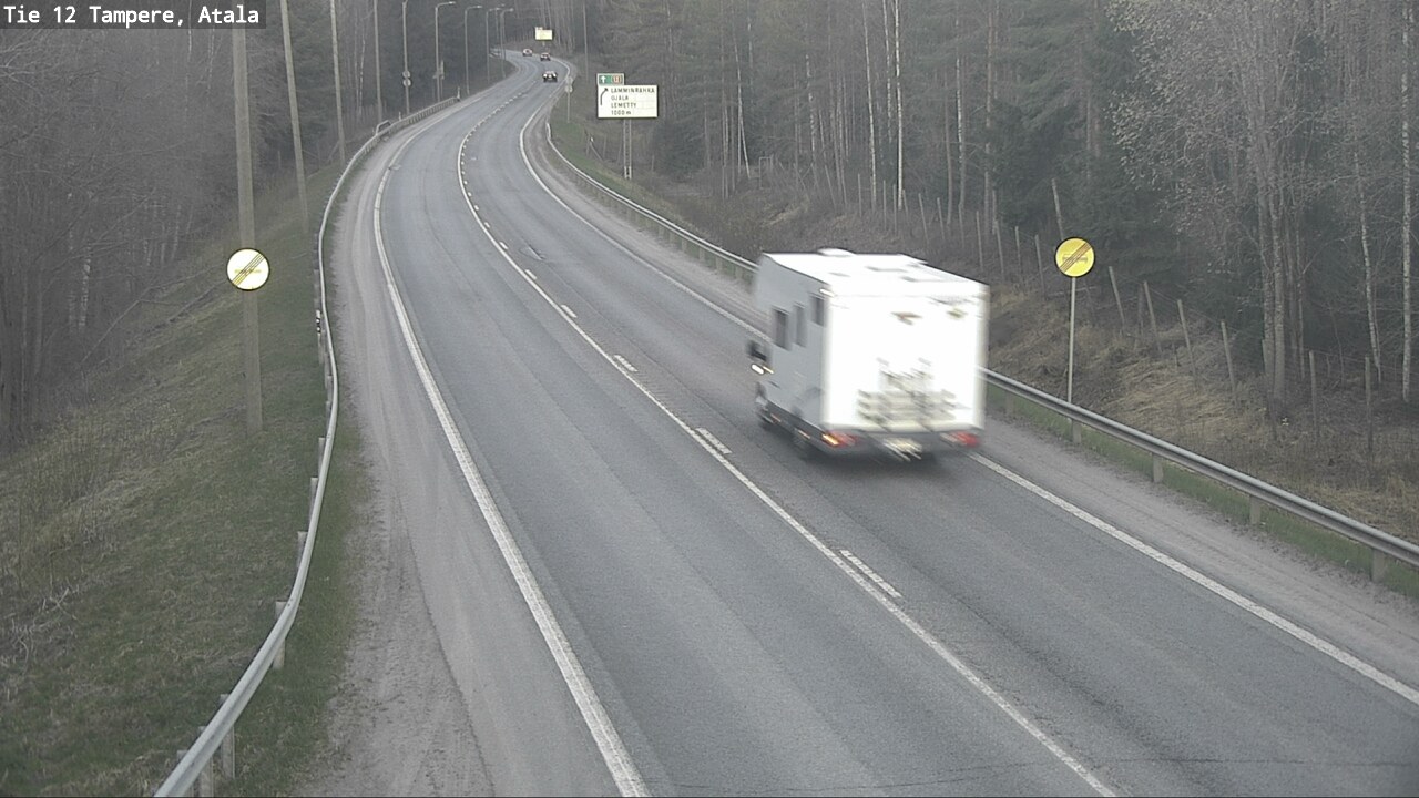Weather Camera Image Road 12 Tampere, Atala, Tampere, Pirkanmaa