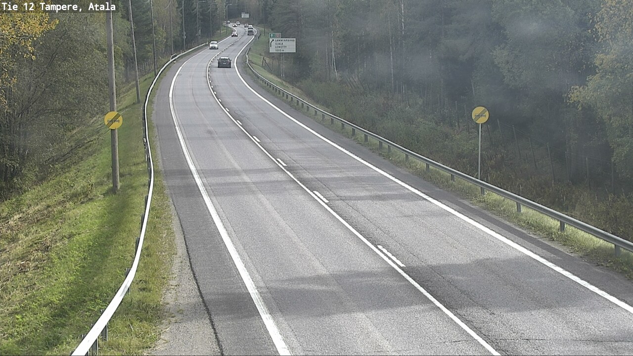 Weather Camera Image Road 12 Tampere, Atala, Tampere, Pirkanmaa