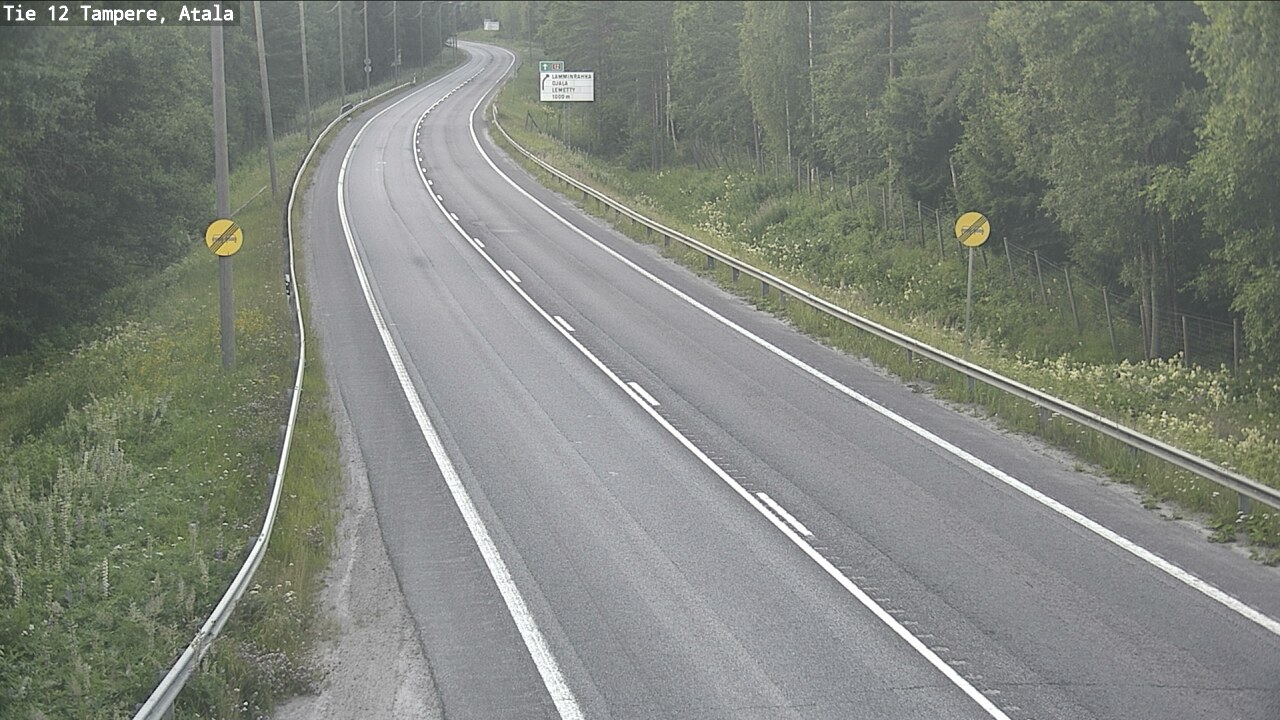 Weather Camera Image Väg 12 Tammerfors, Atala, Tampere, Pirkanmaa