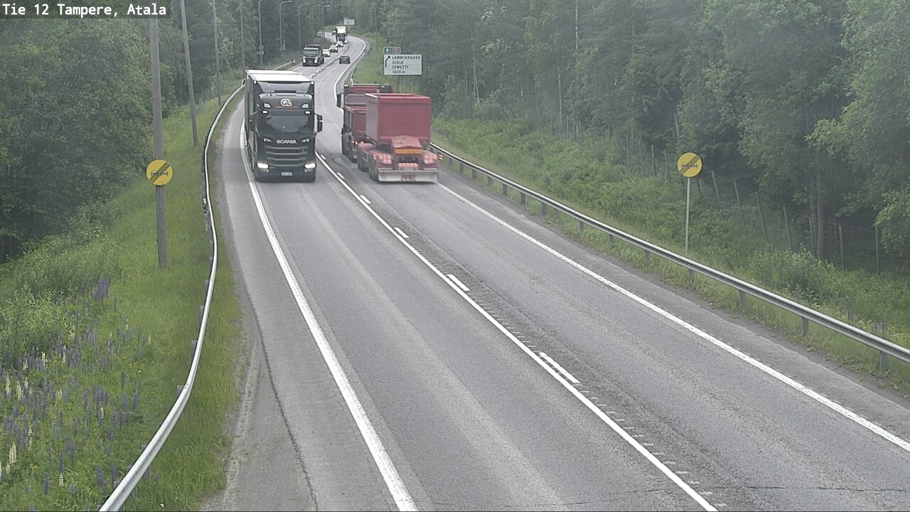 Weather Camera Image Road 12 Tampere, Atala, Tampere, Pirkanmaa