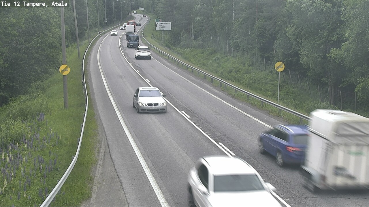 Weather Camera Image Road 12 Tampere, Atala, Tampere, Pirkanmaa