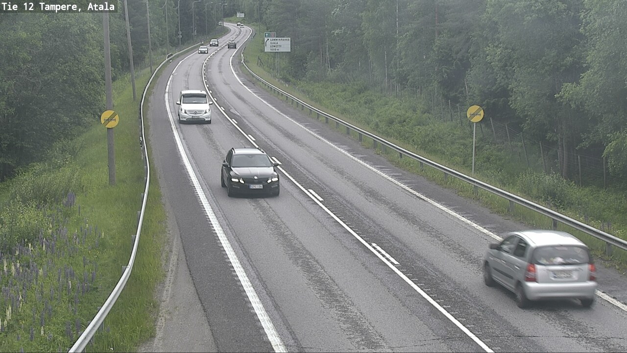 Weather Camera Image Road 12 Tampere, Atala, Tampere, Pirkanmaa