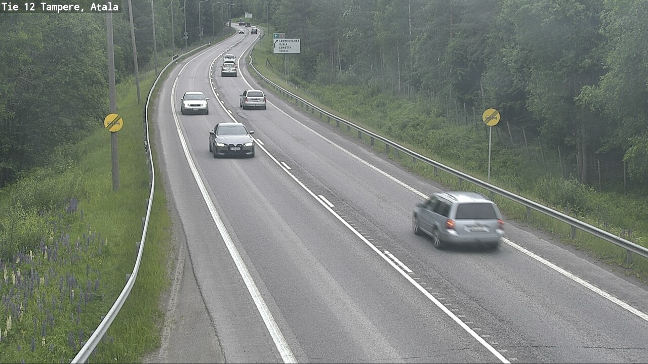 Weather Camera Image Road 12 Tampere, Atala, Tampere, Pirkanmaa